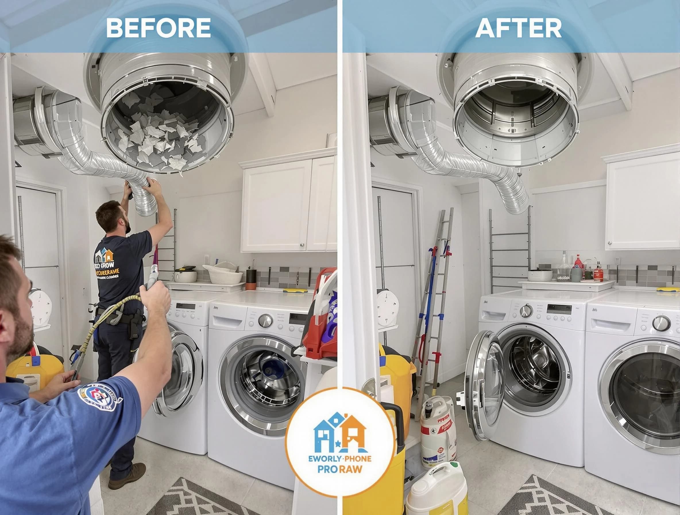 Residential dryer vent cleaning by Midway Dryer Vent Cleaning in Midway