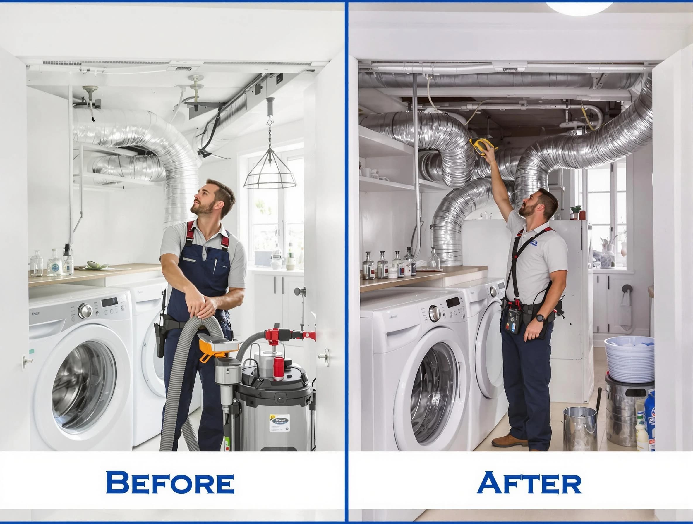 Expert gas dryer vent cleaning by Midway Dryer Vent Cleaning in Midway