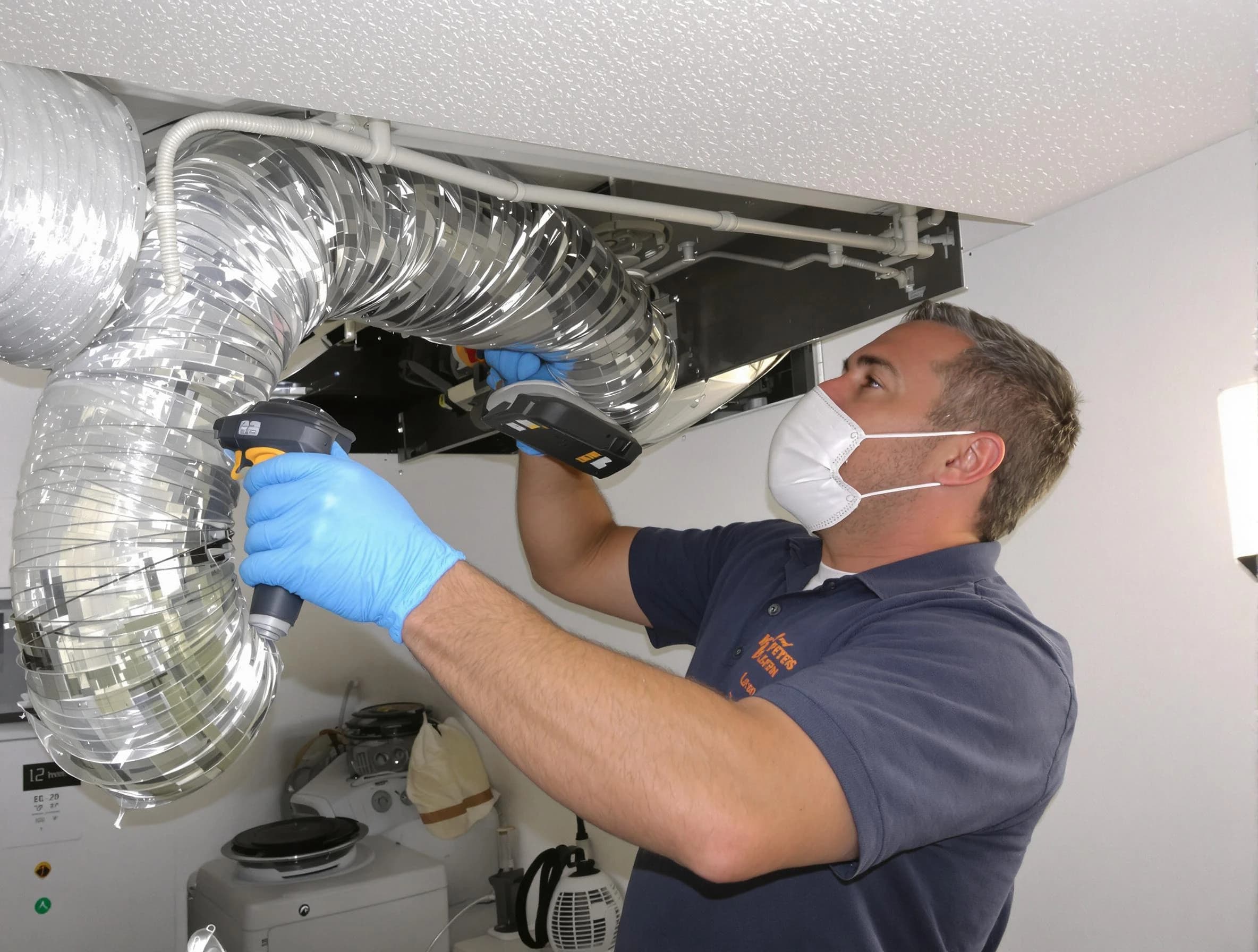 Midway Dryer Vent Cleaning professional performing thorough residential dryer vent cleaning in Midway