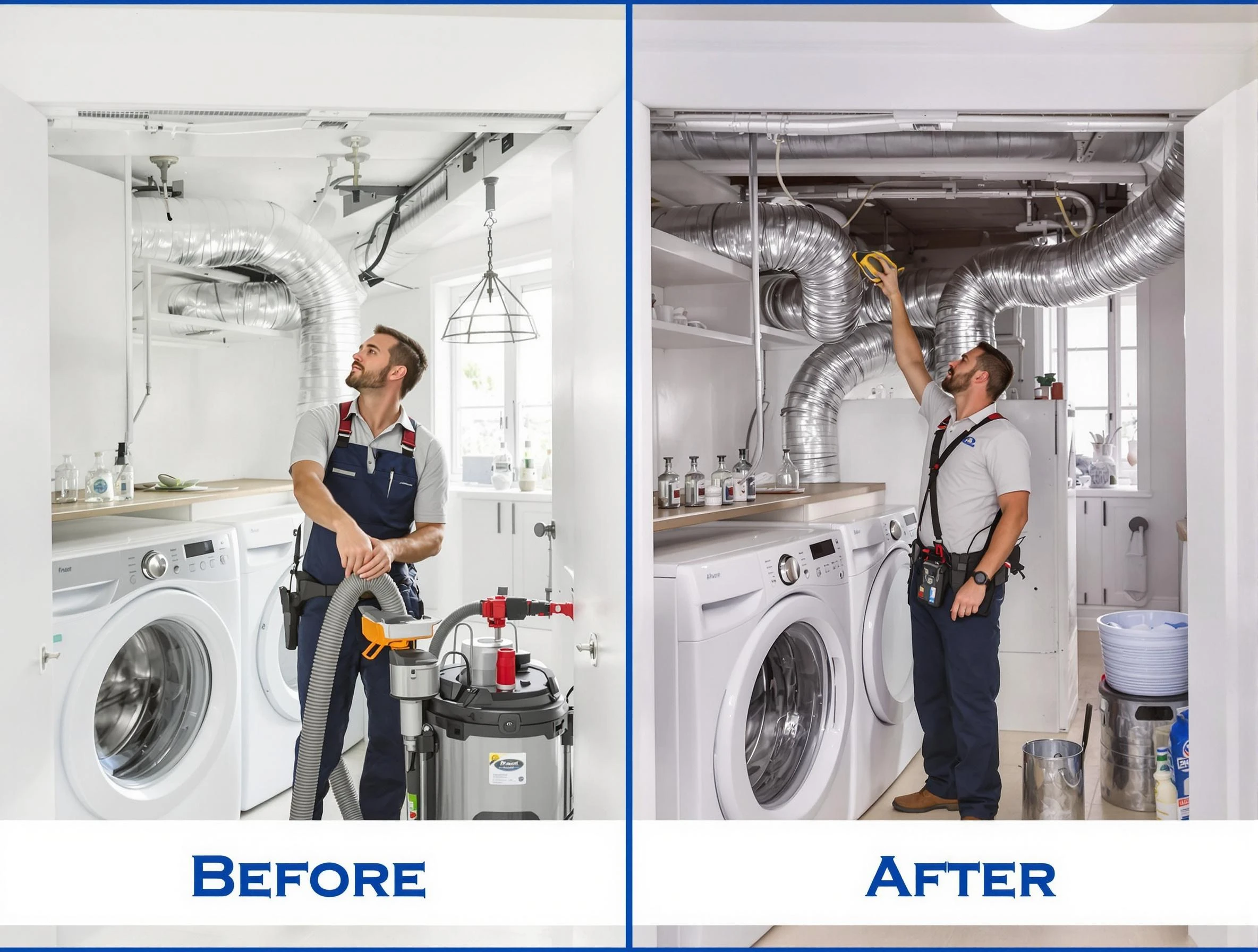 Expert gas dryer vent cleaning by Midway Dryer Vent Cleaning in Midway
